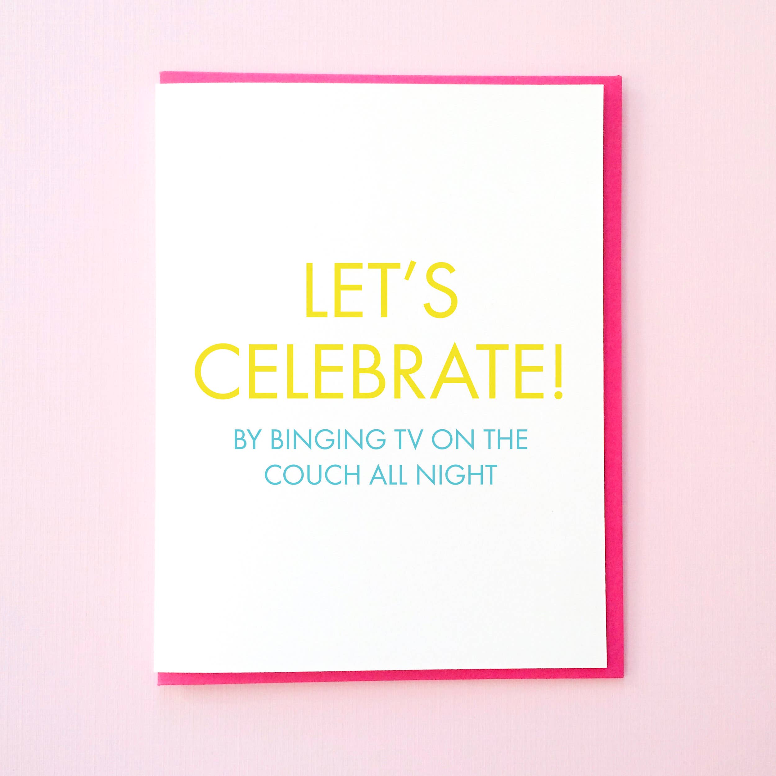 Tick Tock Press - Wholesale Congratulations Card - Binging TV0