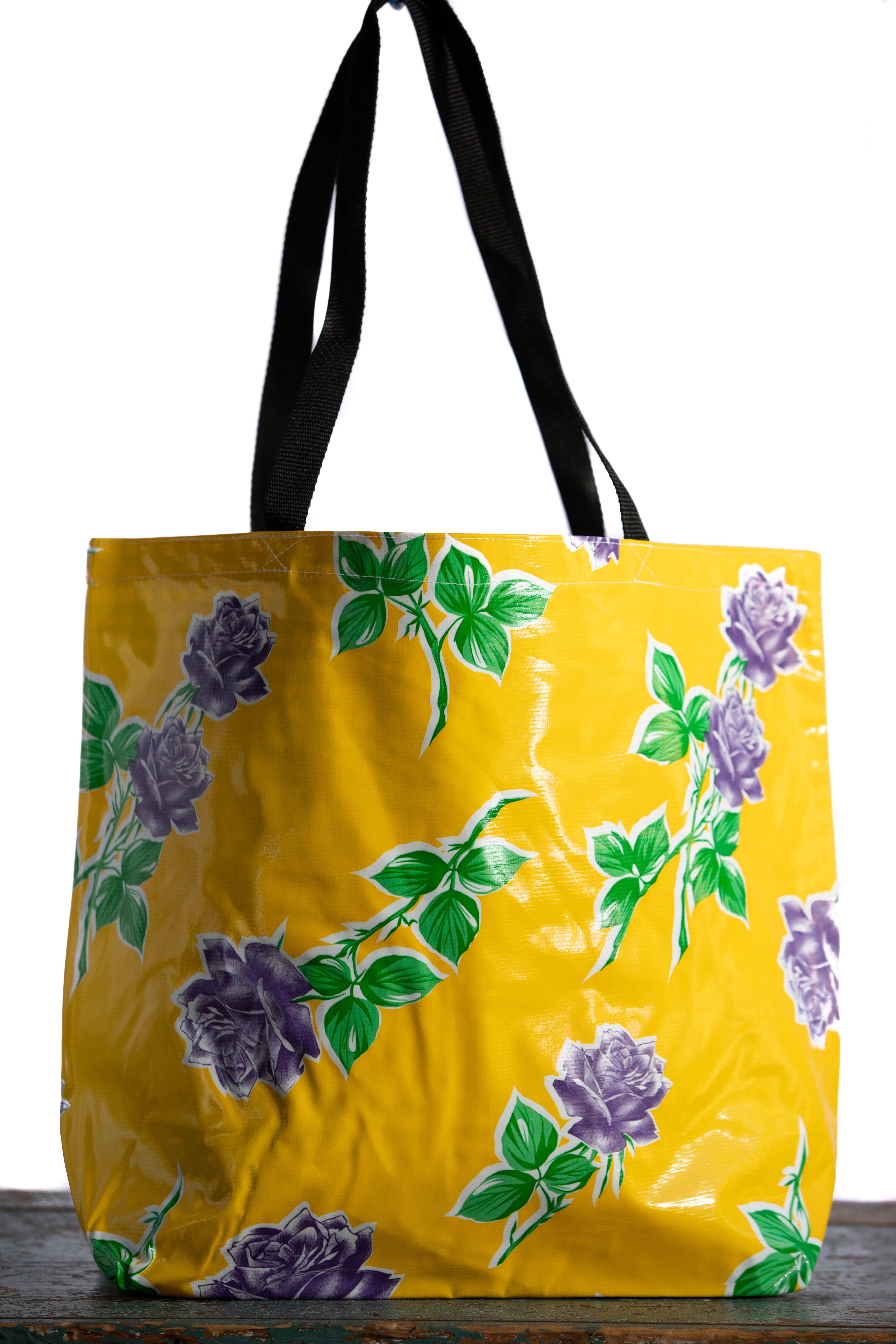 Oilcloth International - Wholesale Tote Bag - Women's - Yellow Havana Large Tote