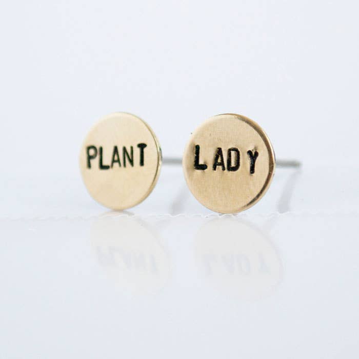 Grey Theory Mill - Vente Clous d'oreille - Boucles d'oreilles PLANT LADY, bijoux et