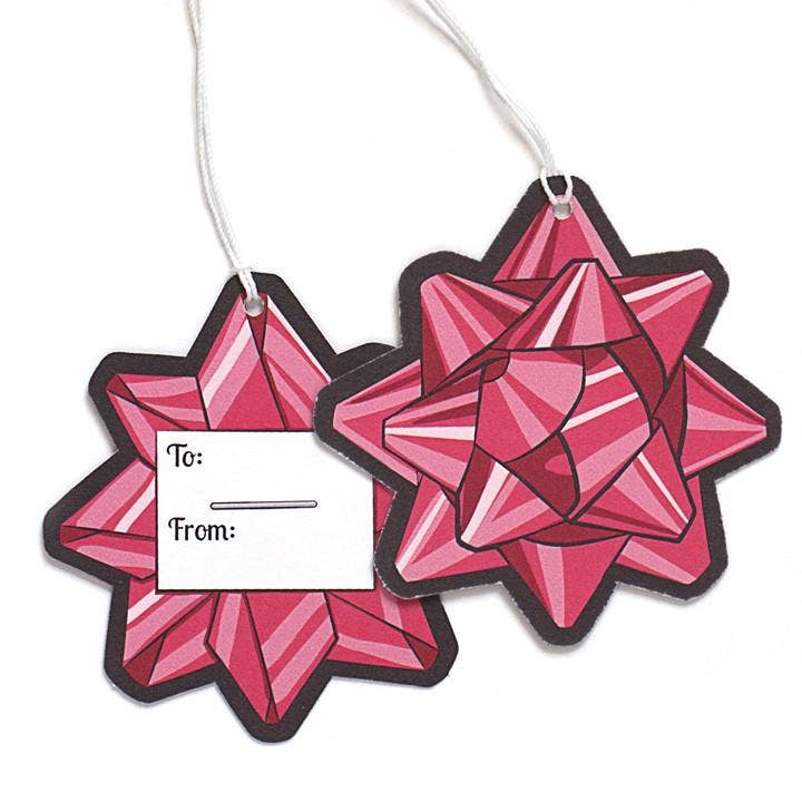 Etiquetas de presente de arco por atacado de Smarty Pants Paper