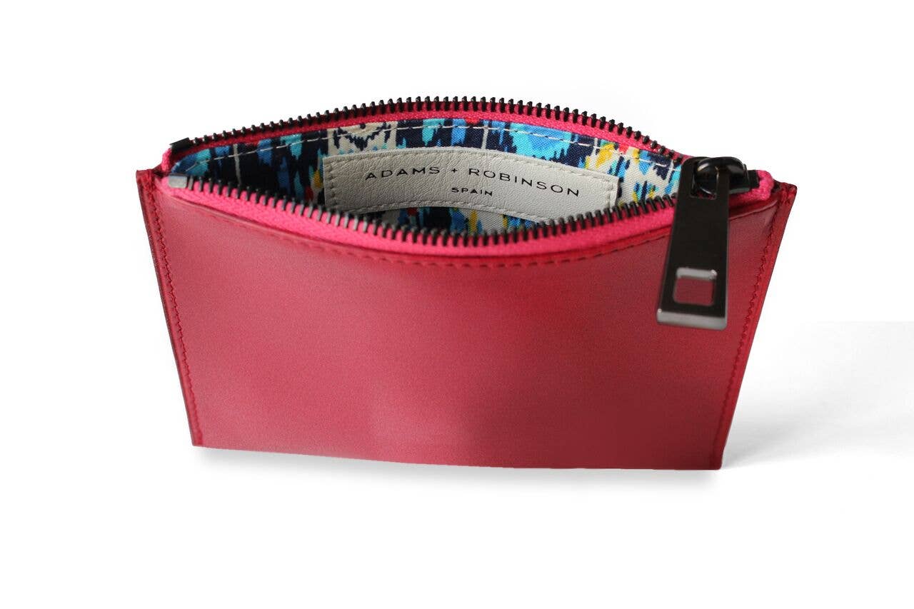 ADAMS + ROBINSON - Wholesale Pouch - Women's - Small Tinto Red Pouch1