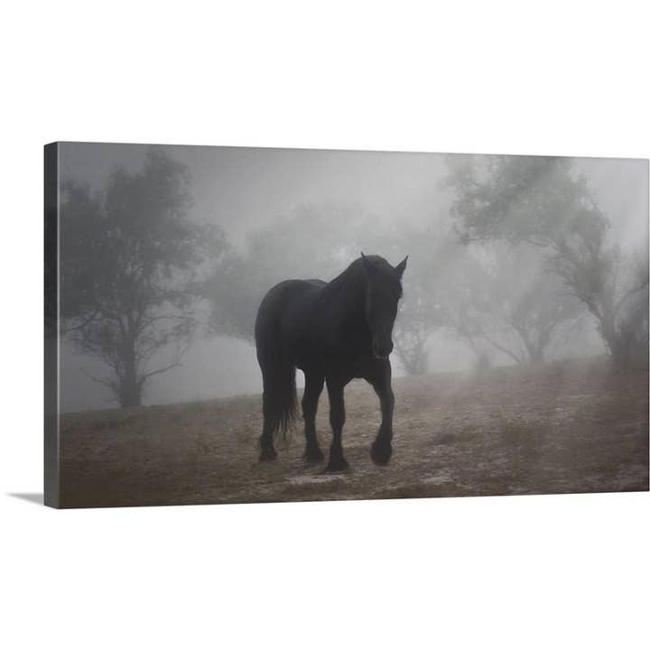 16 x 20 Medieval In The Mist Canvas Print for wholesale by Amanda Smith Western Art, LLC