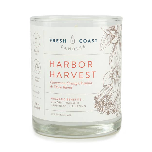 Fresh Coast Candles - Wholesale Jar/Filled Candle - Harbor Harvest 6.5oz0