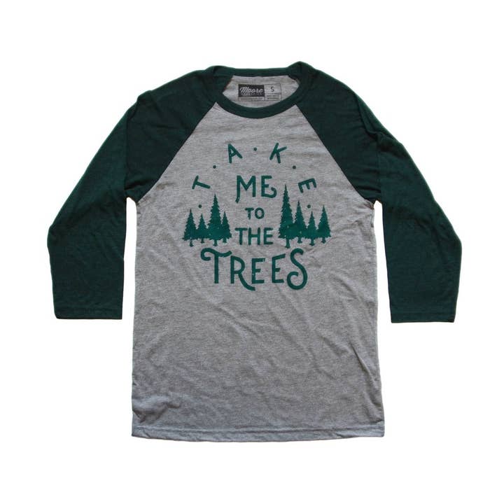T-shirt The Trees Baseball pour la vente par Moore Collection