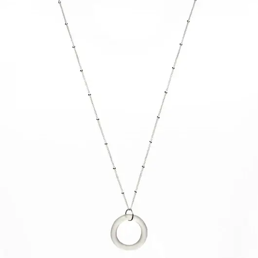 Smart Glass Recycled Jewelry – Colar pingente/pendente por atacado – COLAR ESTILO SEAGLASS SIMPLES6