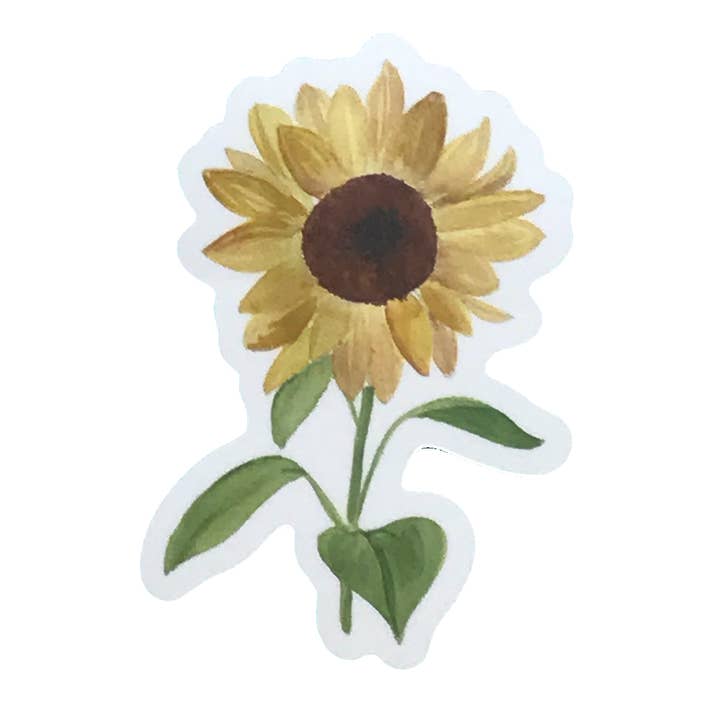 Sunflower Sticker for wholesale by Good Sheila