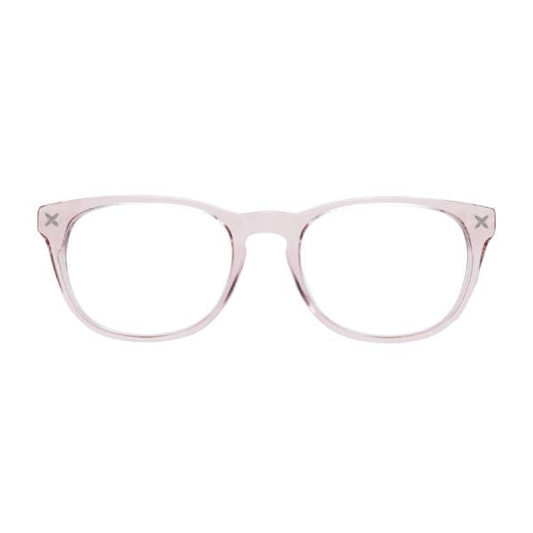 Lily Optical Reader - Crystal Pink Grey for wholesale by C4 Eyewear