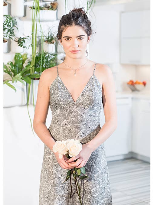 Nightgown - Paisley Graphic for wholesale by Indigo Handloom