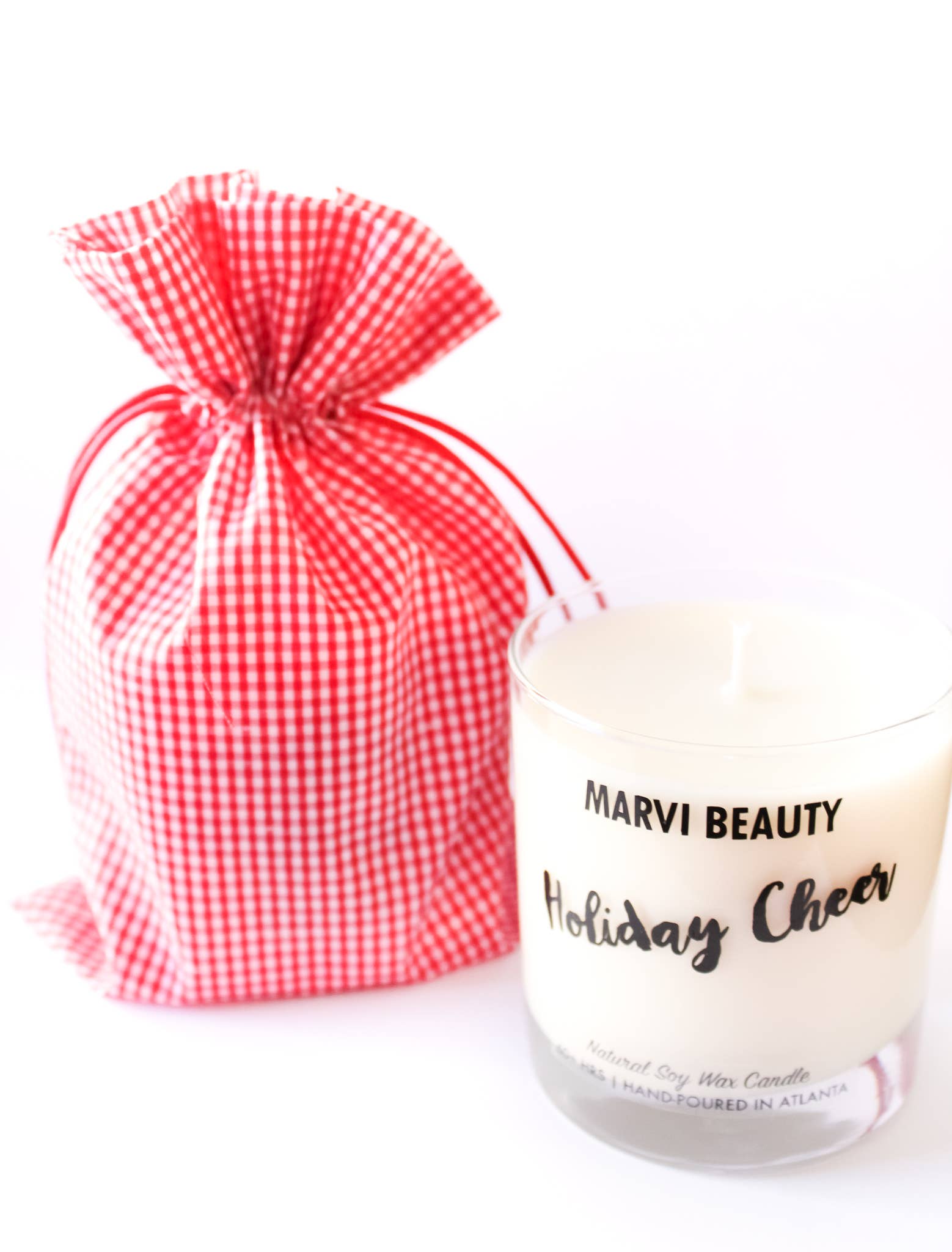 Marvi Beauty - Wholesale Jar/Filled Candle - Holiday Cheer Soy Wax Candle2