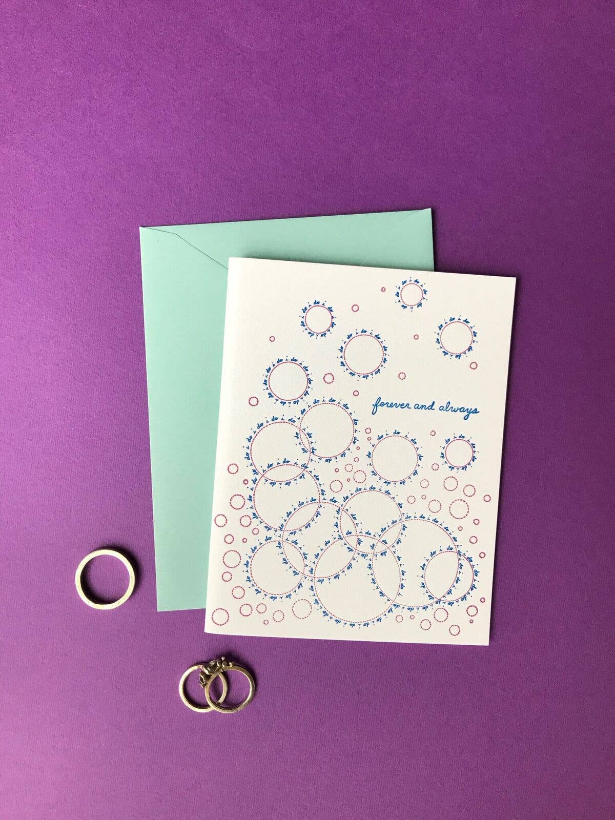 Helen Edna - Wholesale Wedding Card - Forever and Always - Wedding Greeting Card1