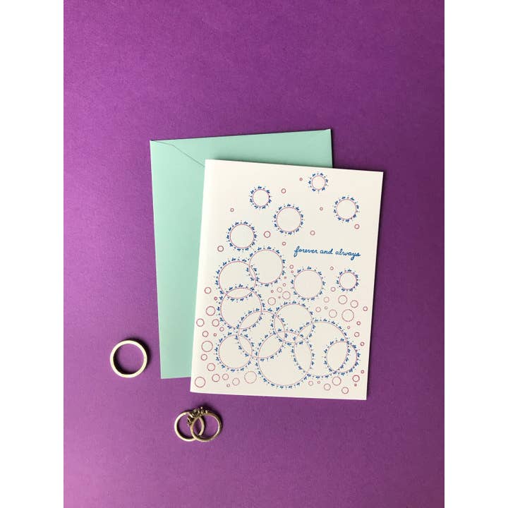 Helen Edna - Wholesale Wedding Card - Forever and Always - Wedding Greeting Card1