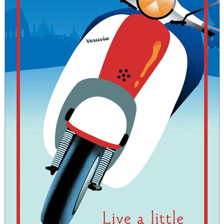 Vespa födelsedagskort för wholesale av Studio Eleven Papers