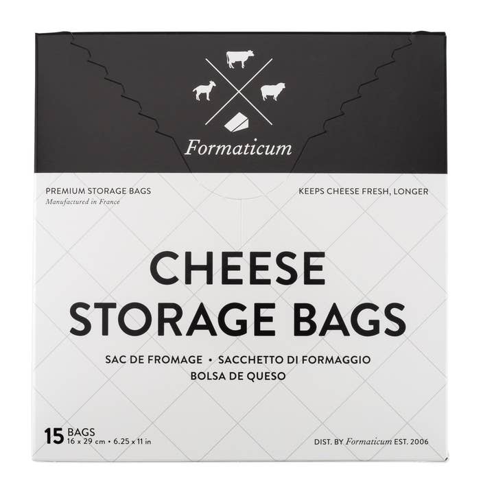 Formaticum - Wholesale Food storage wrap/bag - Cheese Storage Bags - Case of 201