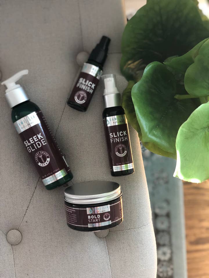 Slick Finish Shave Oil for wholesale by Camellia Alise