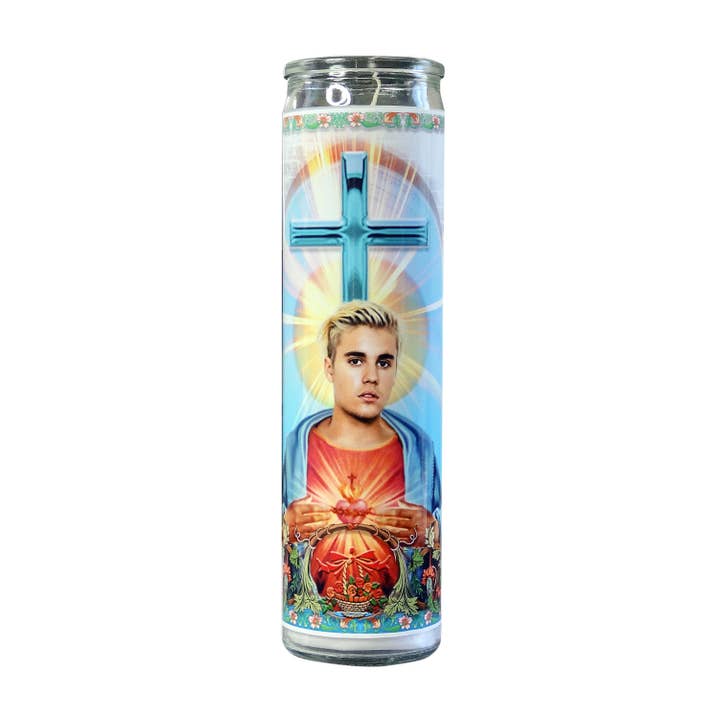 Calm Down Caren - Wholesale Votive Candle - Justin Bieber Celebrity Prayer Candle