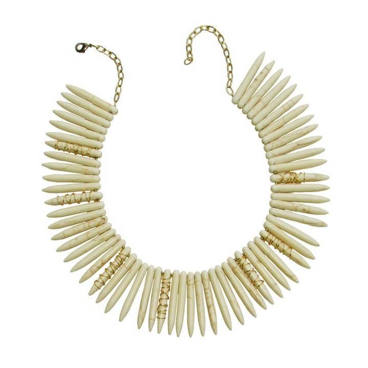 Cleo Necklace and other Purchase Wholesale spike choker. Free Returns & Net 60 Terms on Faire trending on Faire.