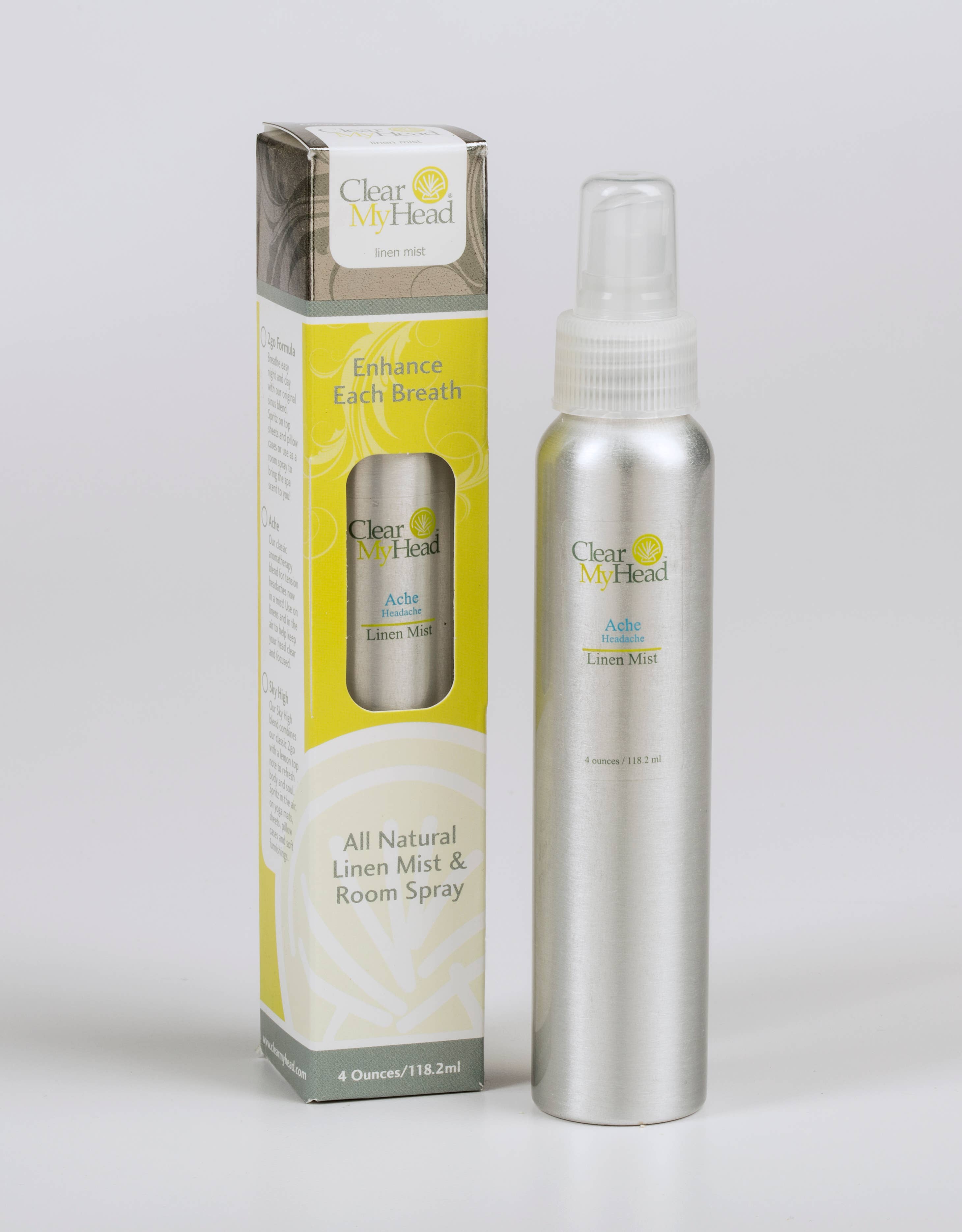Clear My Head Ltd - Wholesale Linen Spray - Linen Mist 4 oz (3 Scents)4