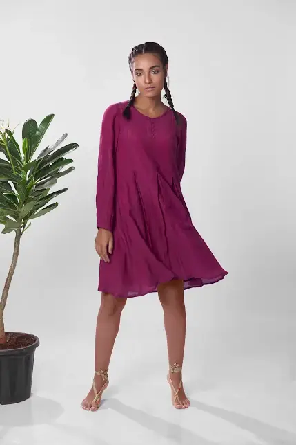 Clothcrafte - Wholesale Dress - Women's - Grape Dress0