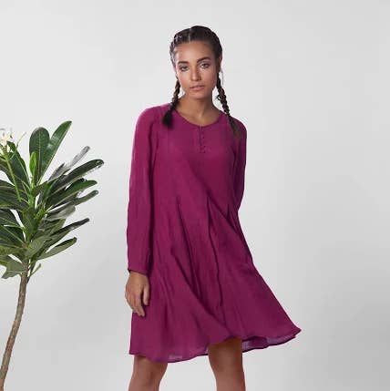 Clothcrafte - Wholesale Dress - Women's - Grape Dress0