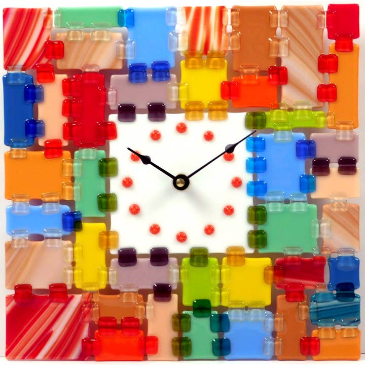 White Center Silent Wall Clock for wholesale by Games of Colors