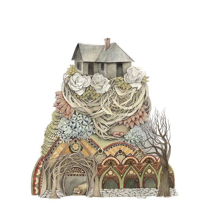 8"x10" Print - Sweet Home I for wholesale by Polanshek of the Hills