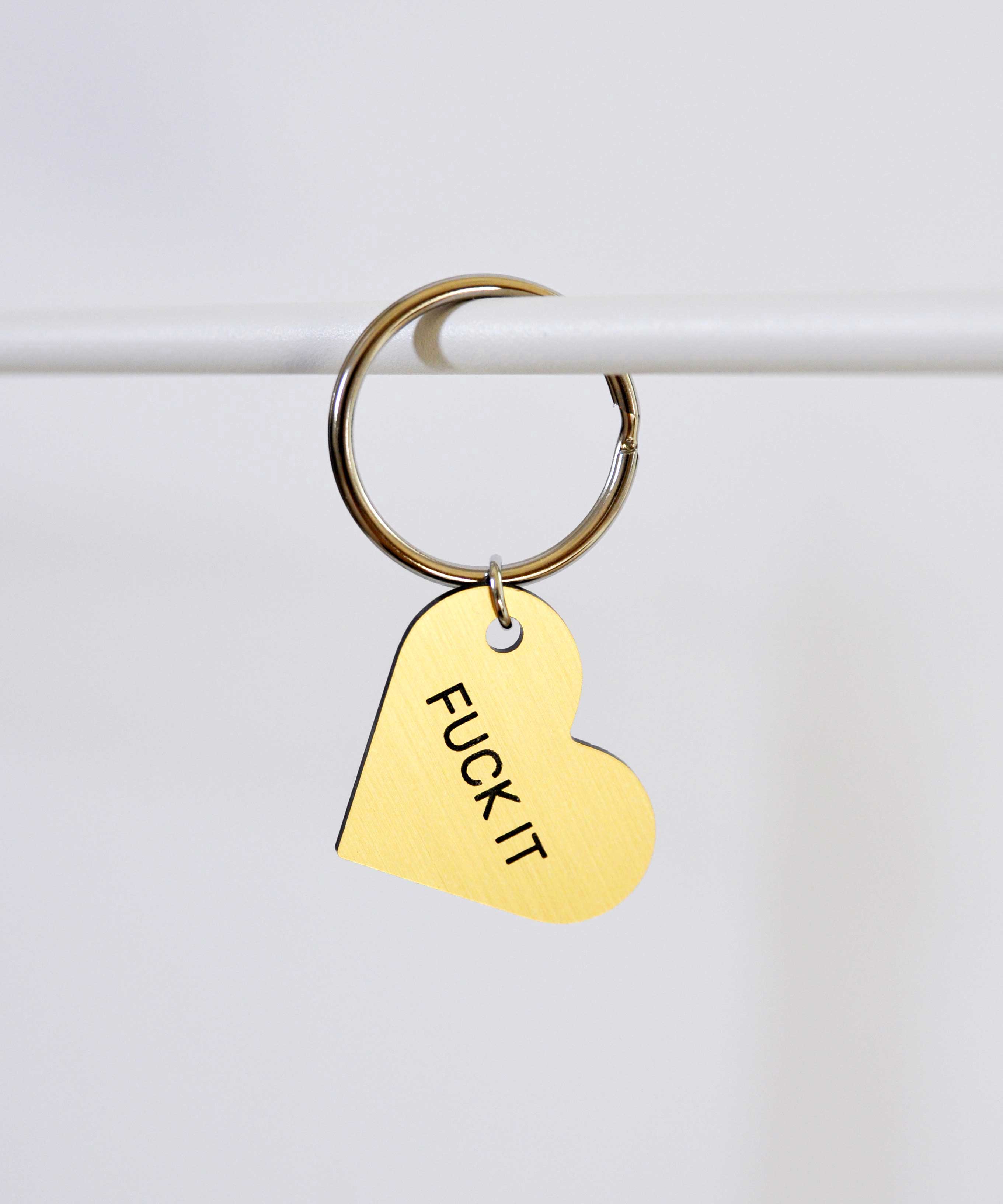 Swell Made Co. - Vente Porte-clés – unisexe - Fuck It Heart Keytag