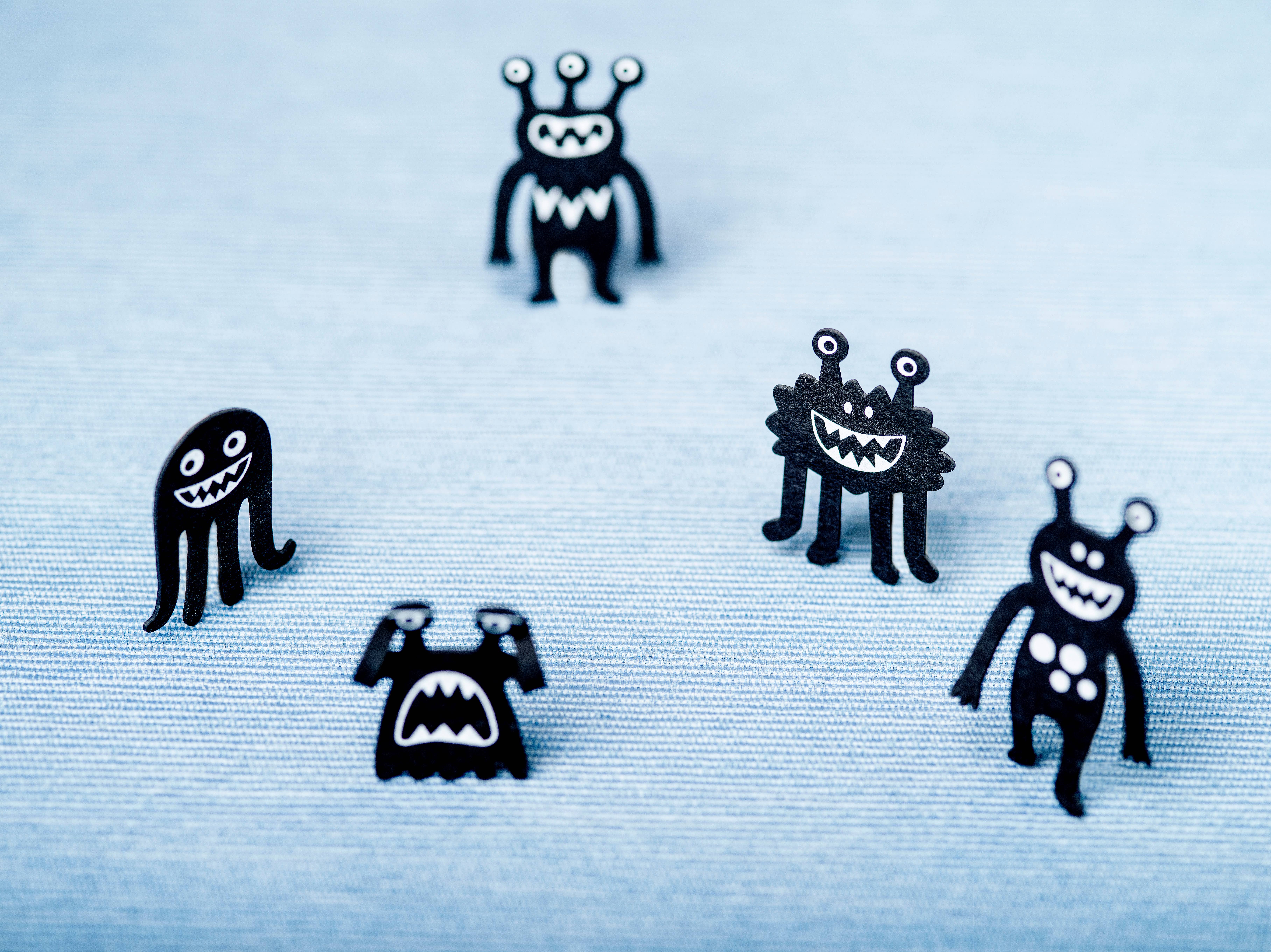 SUGAI WORLD - Wholesale Paperclip - Monster Clips - Black 1