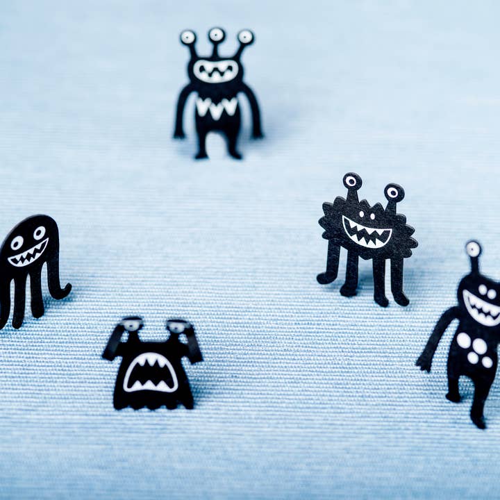 SUGAI WORLD - Wholesale Paperclip - Monster Clips - Black 1