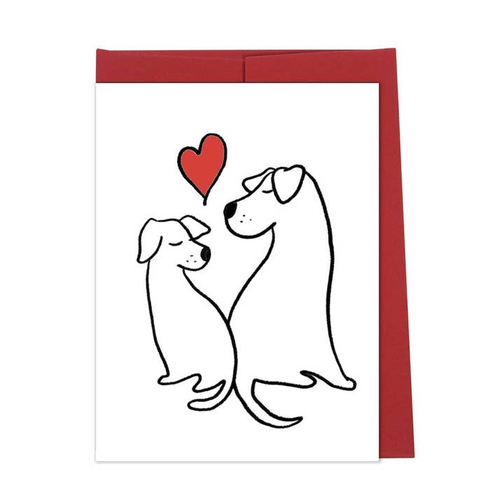 Dog Love Card for wholesale by New Moon Paper Goods
