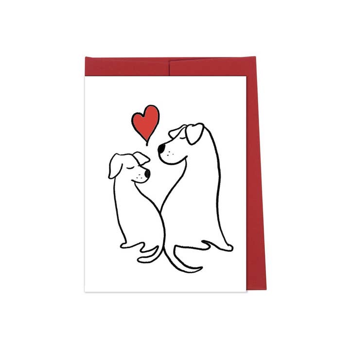Dog Love Card for wholesale by New Moon Paper Goods