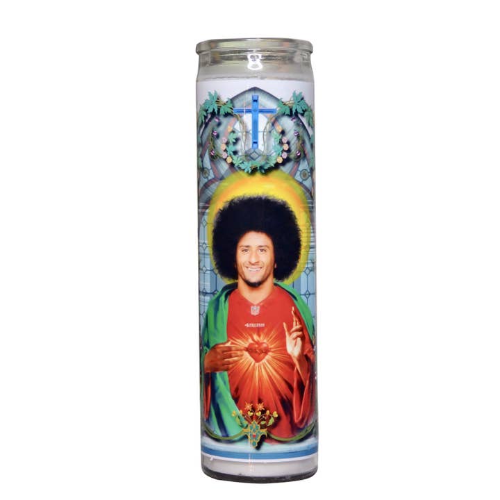 Colin Kaepernick - Vela de oración, diseño de celebridades para venta al por mayor de Calm Down Caren