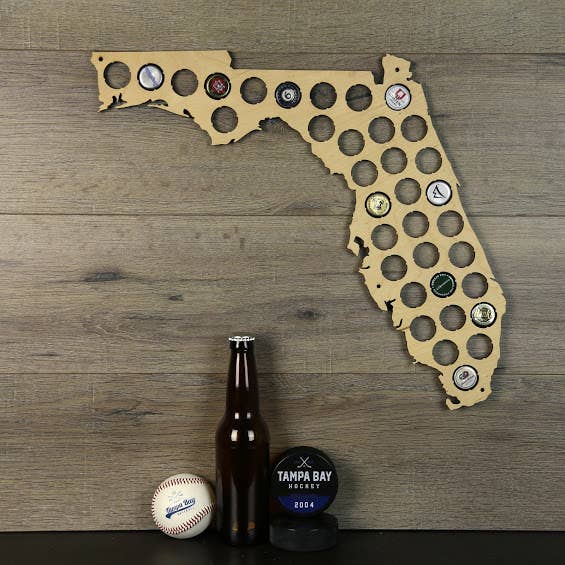 Torched Products – Engroshandel 3D-vægkunst – Mænds gave tilstand øl cap kort - Beer Cap Collector/Display68