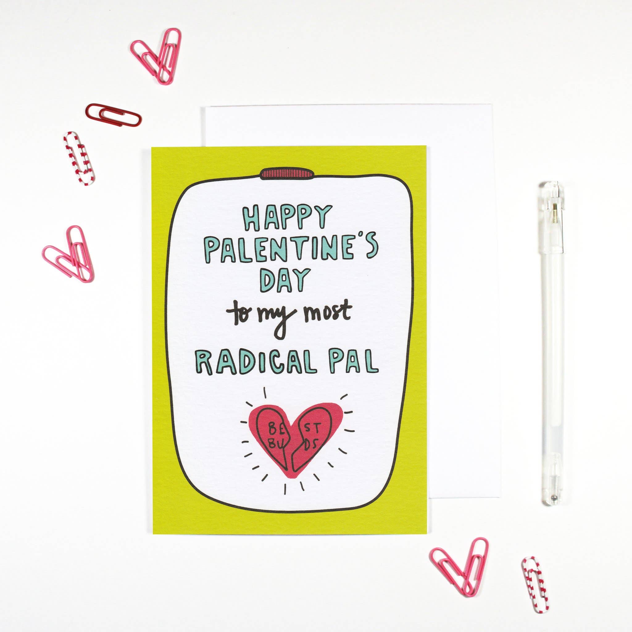 REMOVED BRAND - Wholesale Valentine's Day Card - Happy Palentine's Day Radical Pal Card0