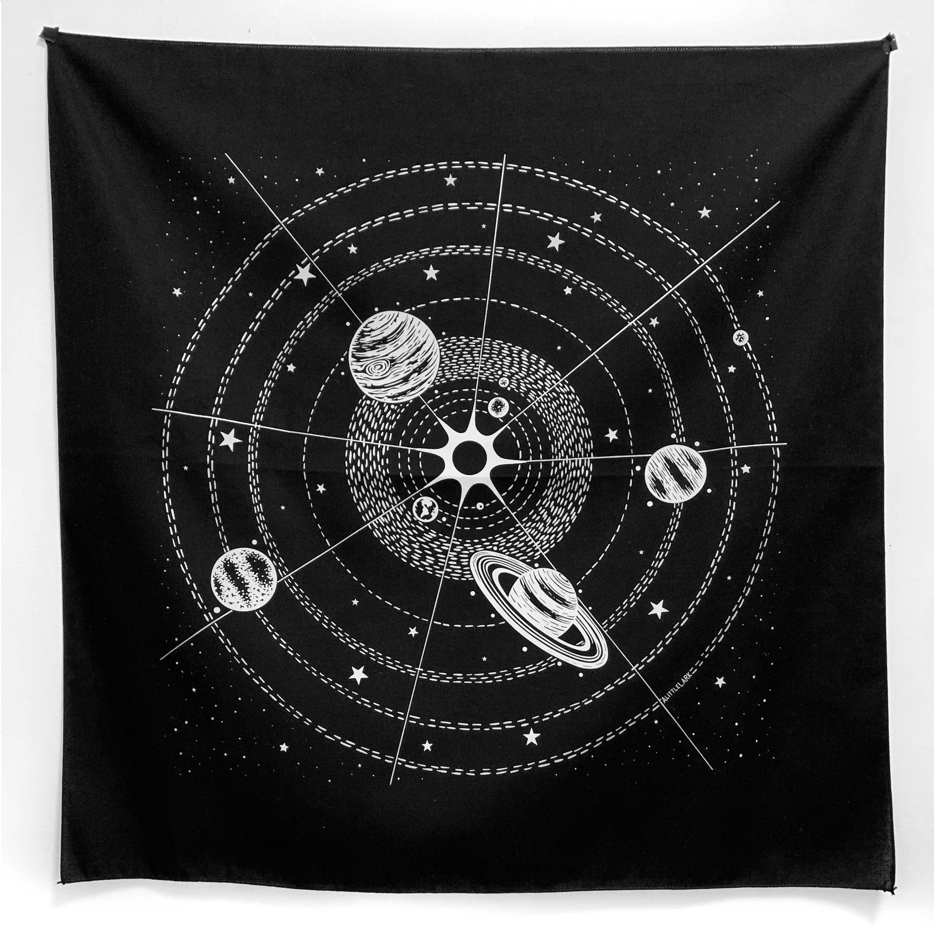 Little Lark - Wholesale Bandana - Women's - Solar System Bandanas3
