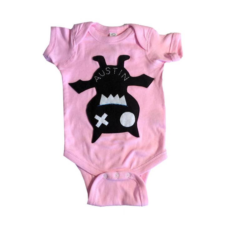 Pink Keep Austin Weird Baby Body per la vendita all'ingrosso da parte di mi cielo
