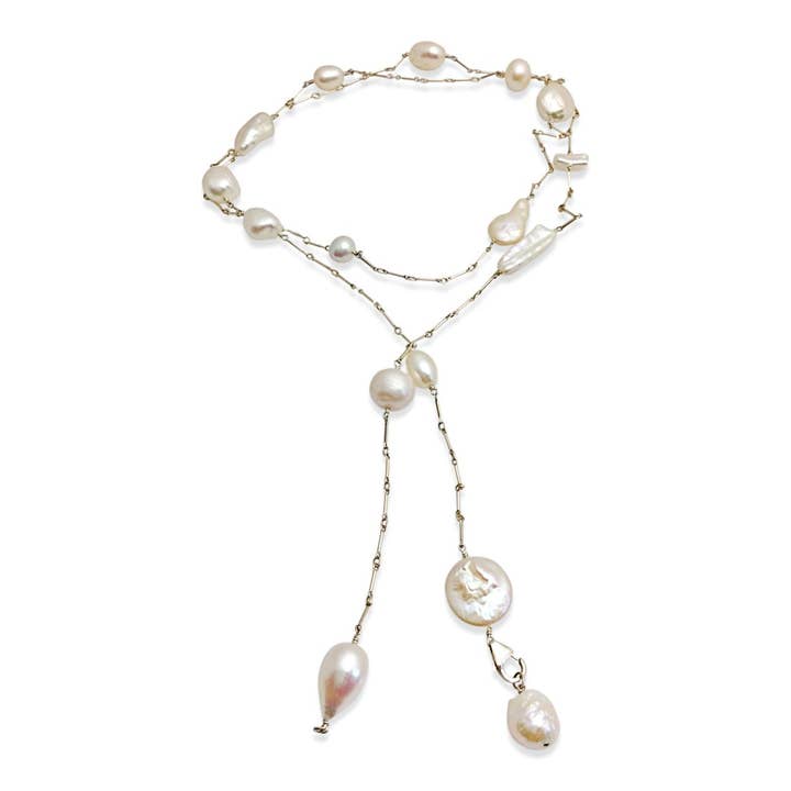 Collier Lariat Lux Simple Lux pour la vente par Delisch Jewelry & Accessories