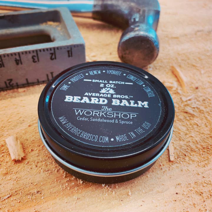 Average Bros Co. - Wholesale Beard Styling Product - The Workshop Beard Balm1