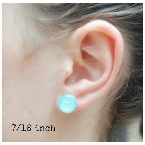 Starlight Woods - Wholesale Stud/Post Earrings - Everyday Plaid Stud Earrings with titanium posts1