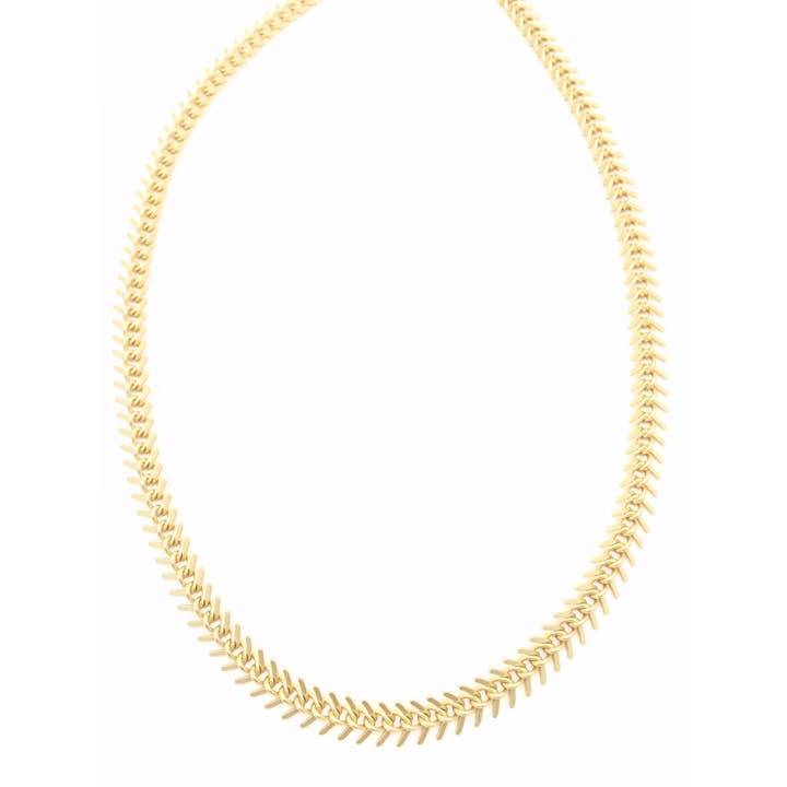 Gold Fish Tail Necklace for wholesale by Padgett Hoke