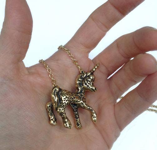Anomaly Jewelry - Wholesale Pendant/Charm Necklace - Tattooed Unicorn Necklace9