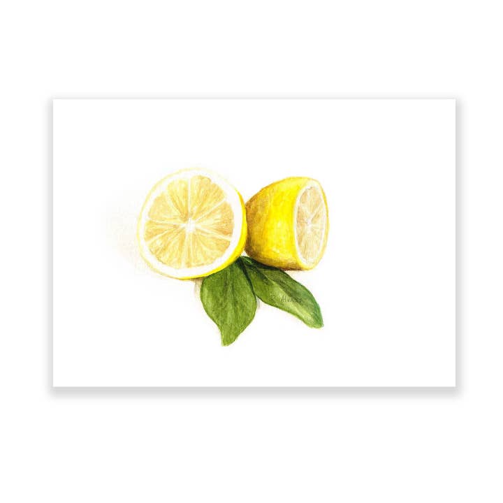 Rachel Alvarez Art - Wholesale Art Print - Watercolor Lemon Print