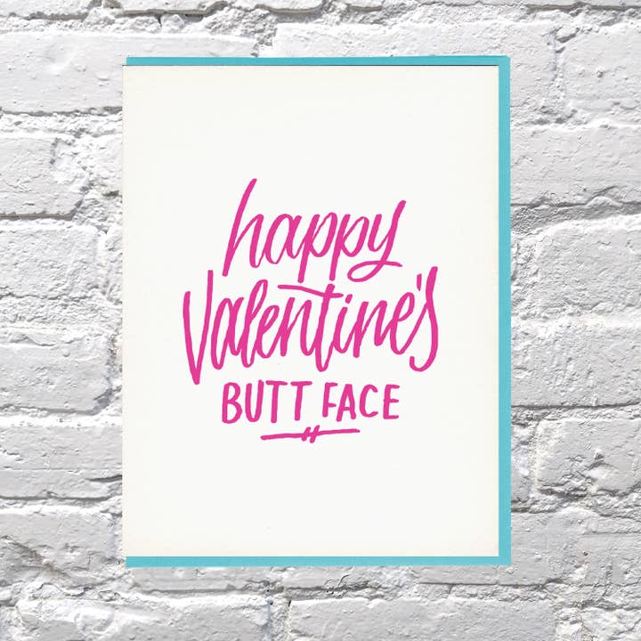 Buttface Valentine for wholesale by Bench Pressed