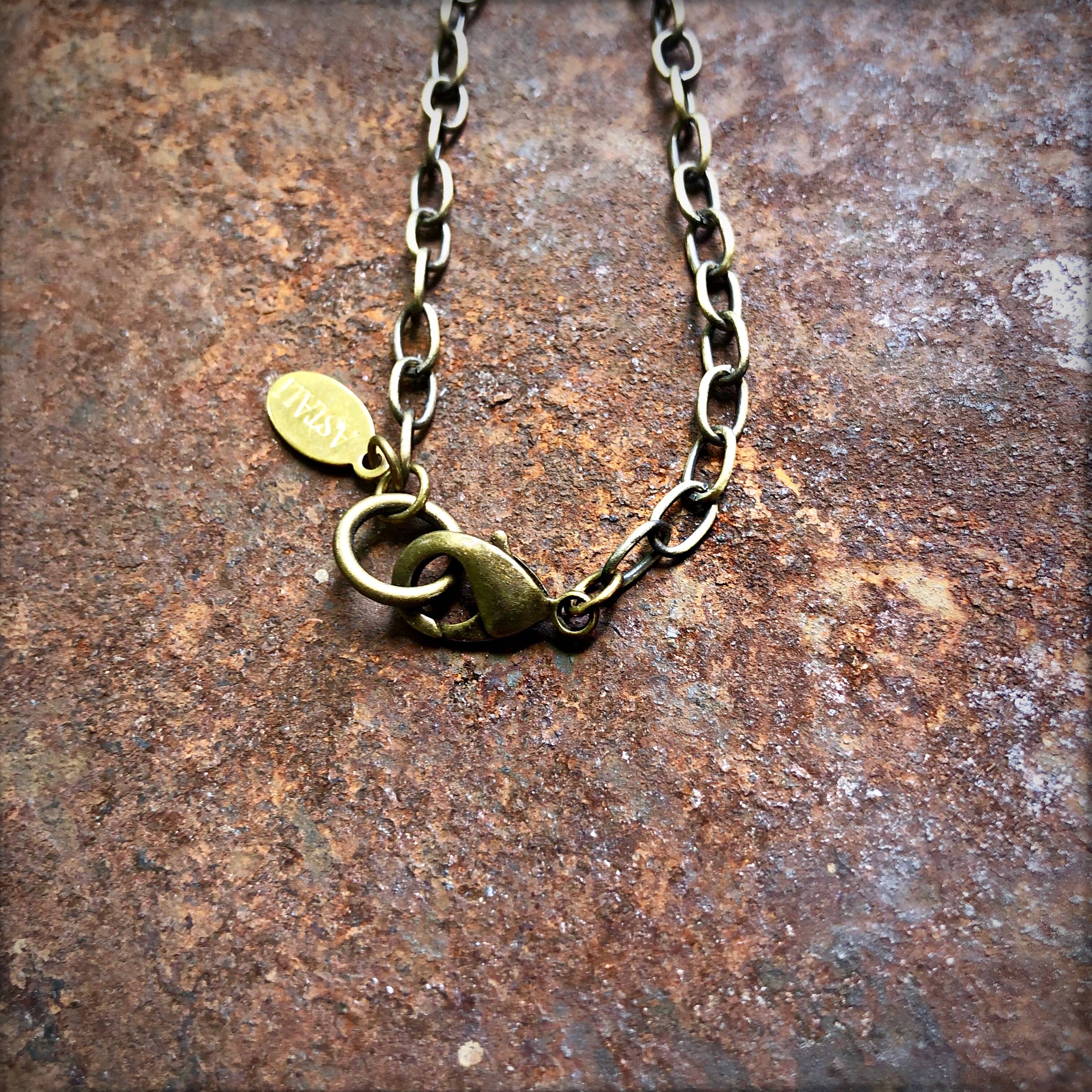 ASTALI - Wholesale Pendant/Charm Necklace - Single Bullet Necklace - Olive .223, Recycled Shell Casing8