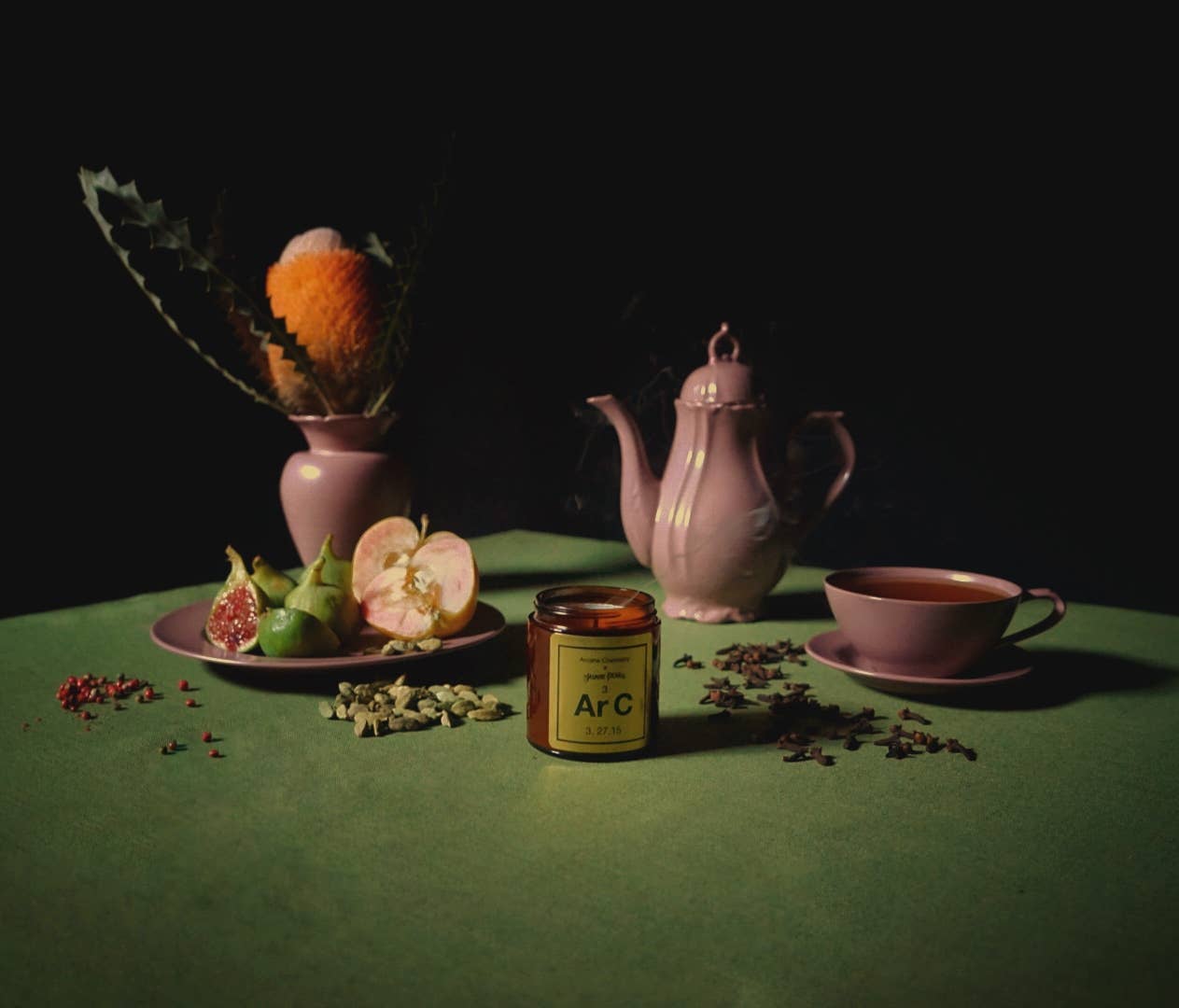 Arcane Chemistry - Wholesale Jar/Filled Candle - 9oz Kashmiri Candle1