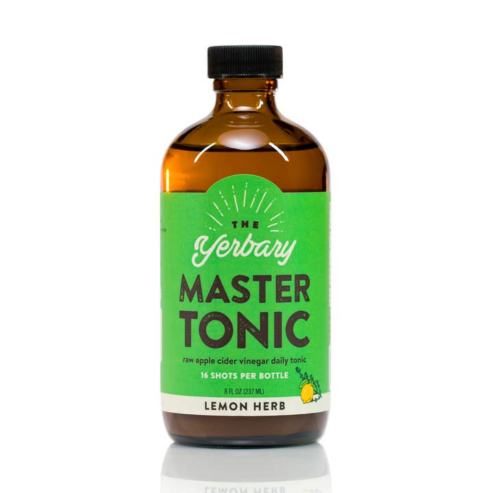 8 oz Lemon Herb Master Tonic Fire Cider for wholesale by The Yerbary, Master Tonic/"Fire Cider"