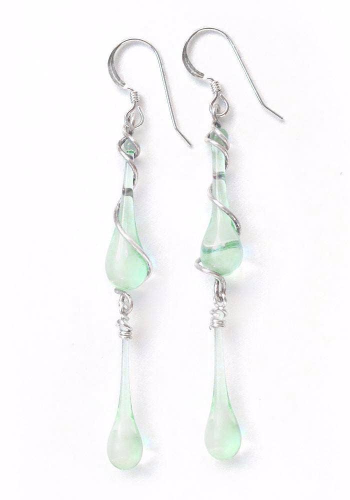 Sundrop Jewelry - Wholesale Dangle Earrings - Gemini Glass Teardrop Earrings3