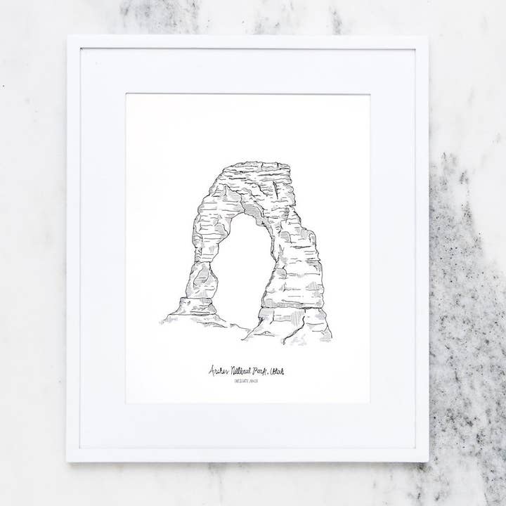 Delicate Arch Art Print for wholesale by Reyn Paper Co