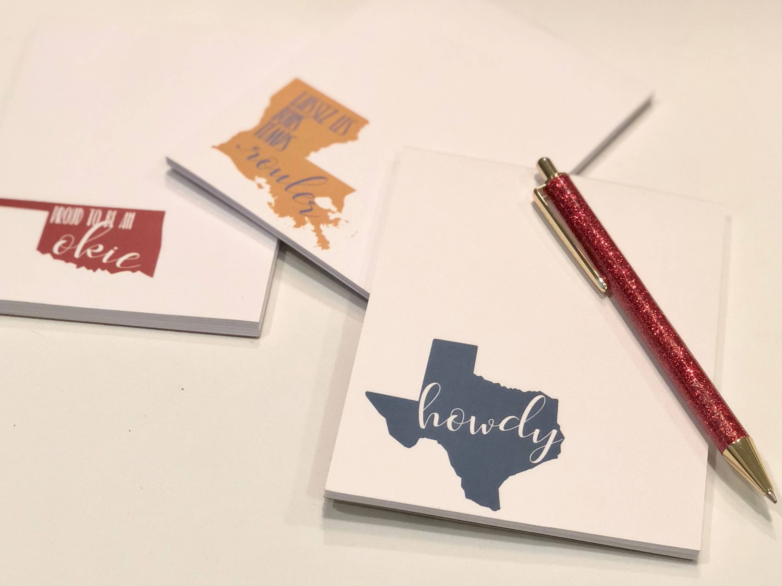 The Mad Padder - Wholesale Notepad - State Notepads - Oklahoma Proud To Be An Okie - Scratchpad2