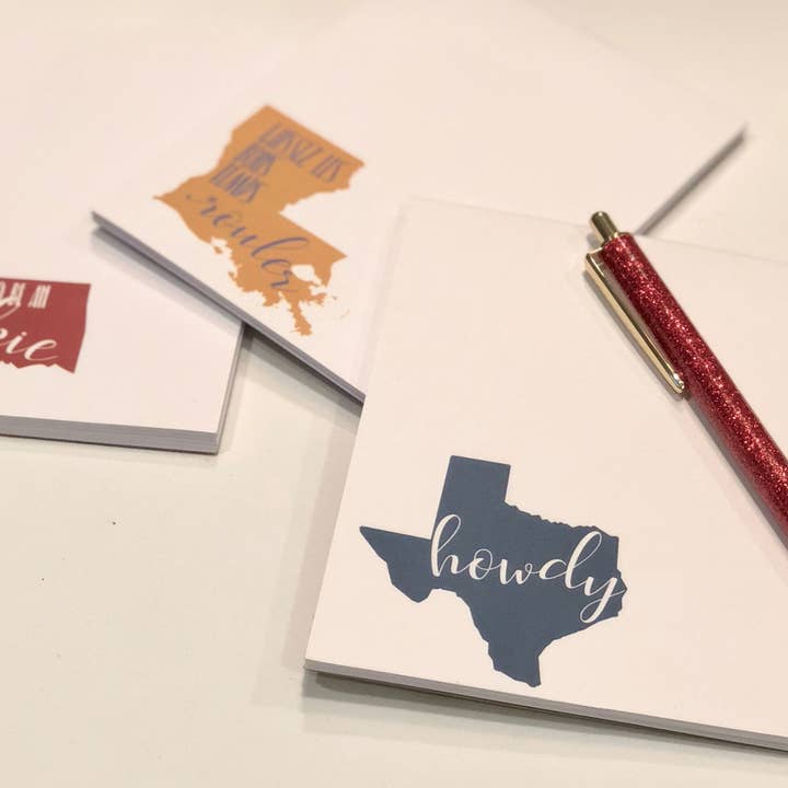 The Mad Padder - Wholesale Notepad - State Notepads - Oklahoma Proud To Be An Okie - Scratchpad2