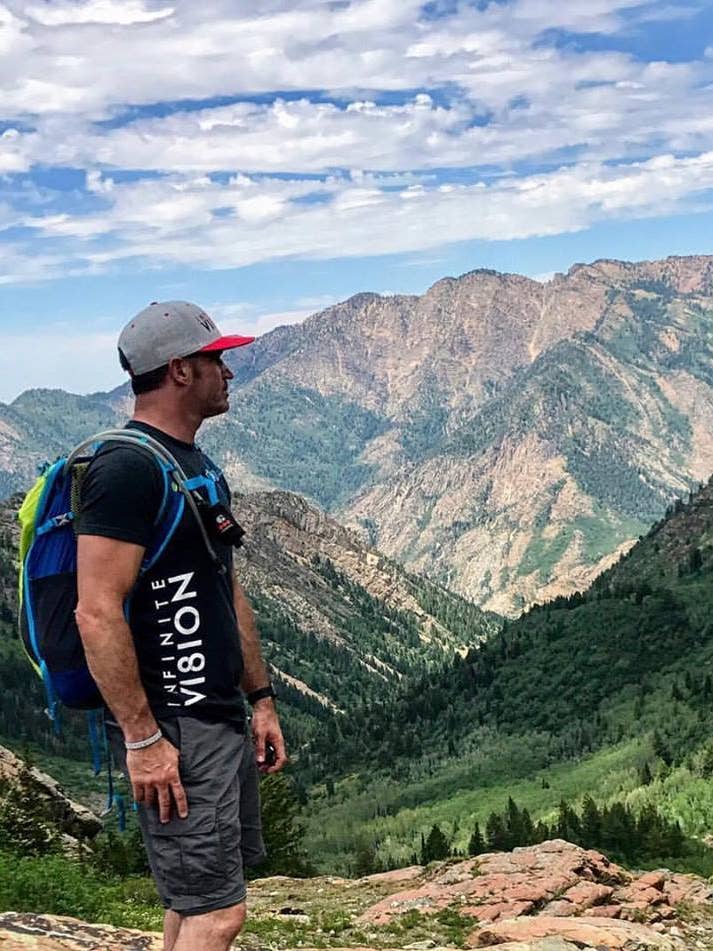 Infinite Vision Vertical Tee - Black for wholesale by Infinite Vision